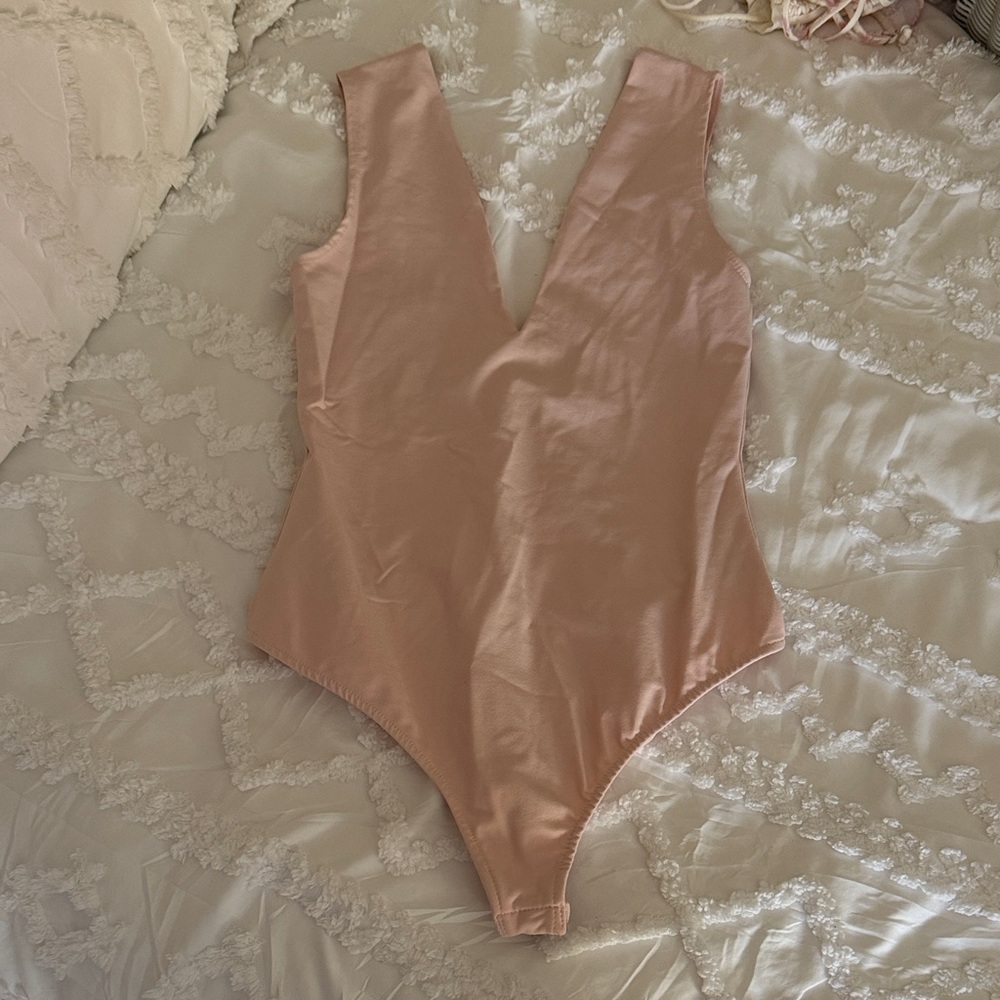 Free People Pink Bodysuit